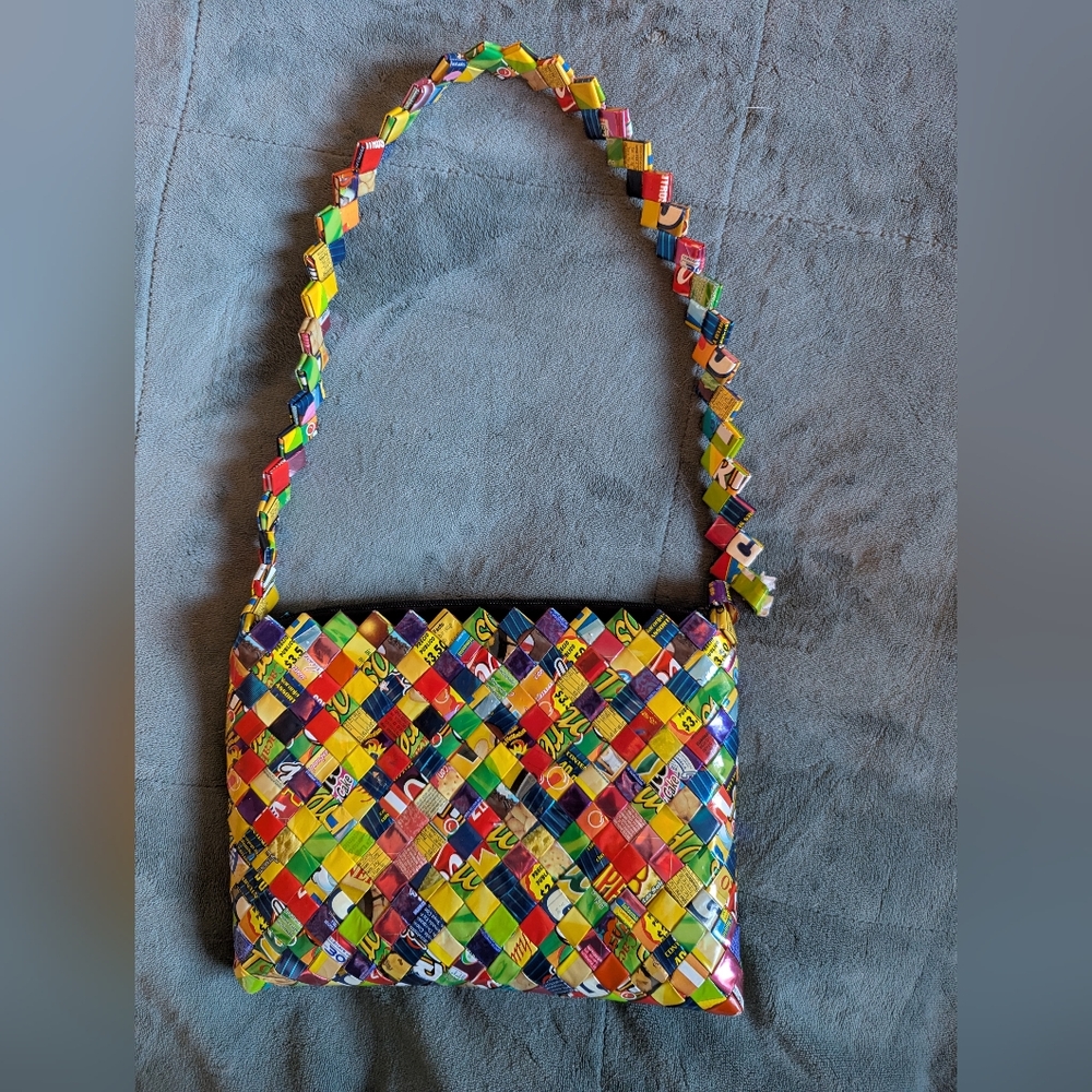 Multicolor Candy Wrapper Purse - image 3